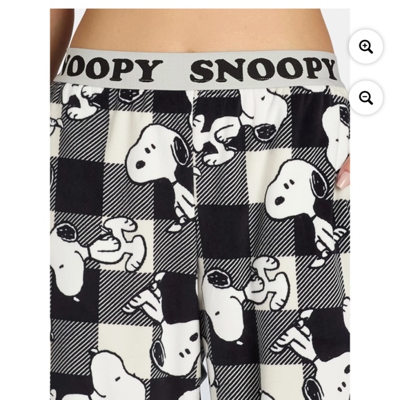 Peanuts Women’s Snoopy Velour Lounge Pajama Pant Size 3X NEW - Picture 6 of 7